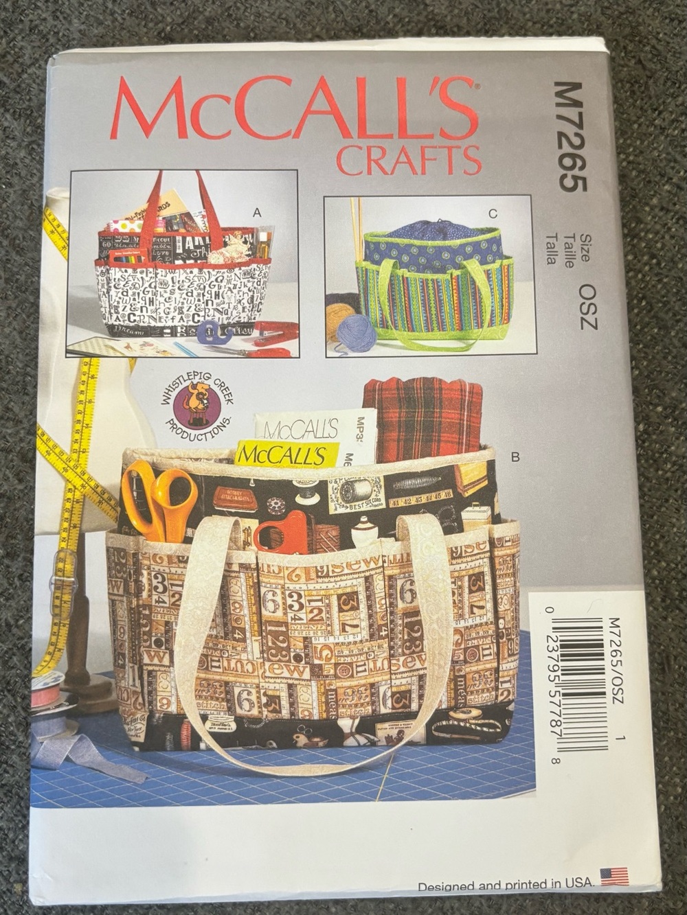 Sewing Crafts Tote Bag Sewing Pattern - DIY Bags